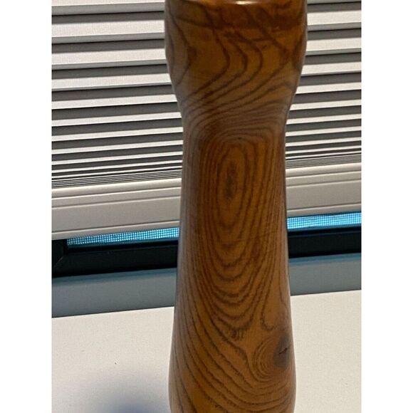 Gorgeous Teak MCM Pair of Candle Holders Vintage - Picture 3 of 7